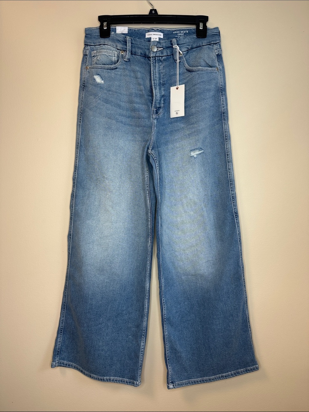 Good American Skate Crop Jeans Size 4/27
